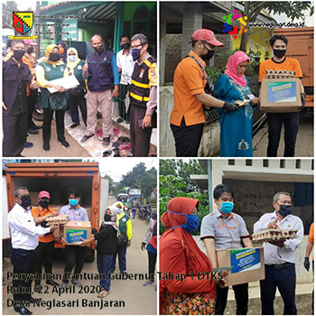 PENYALURAN BANTUAN GUBERNUR TAHAP 1 DTKS